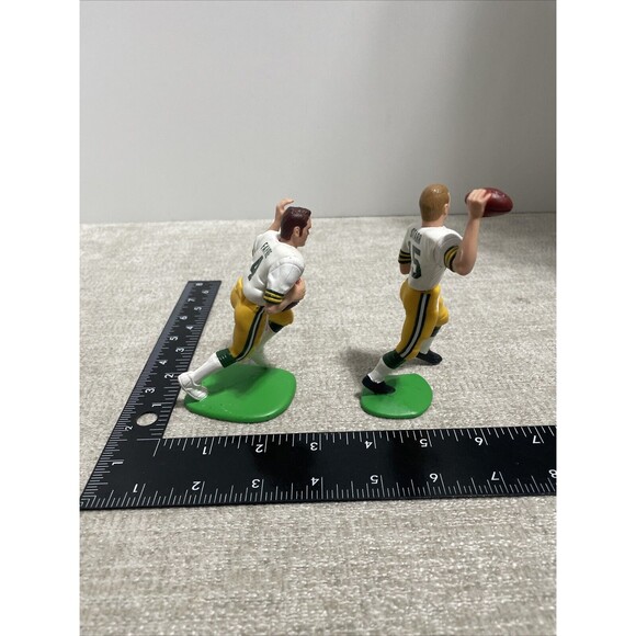 Starting Lineup Bart Starr Green And Favre Bay Packers Football NFL HOF MVP 1997 - Picture 7 of 9